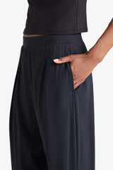 Straight Fit Wide Leg Trousers