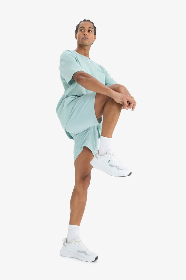 DeFactoFit Standard Fit Sportsman Shorts with Tie Waist and Pocket Hover Image