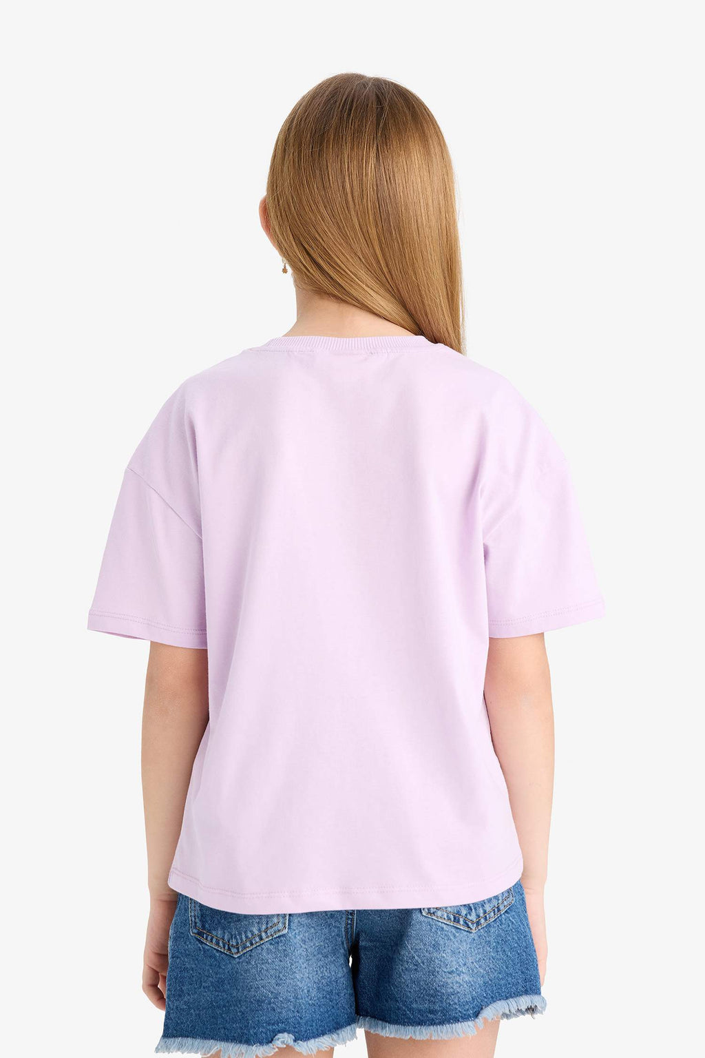 Girls Disney Lilo & Stitch Relax Fit Crew Neck Short Sleeve T-Shirt