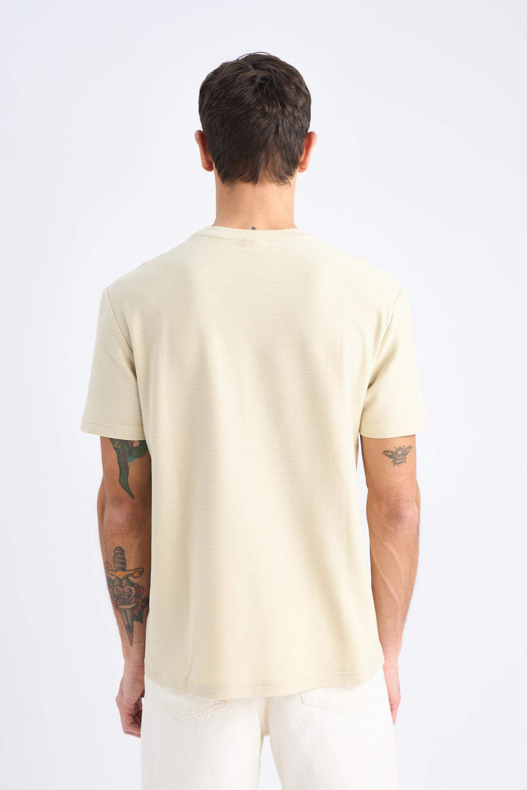 Regular Fit T-Shirt With A Round Neck And Short Sleeves