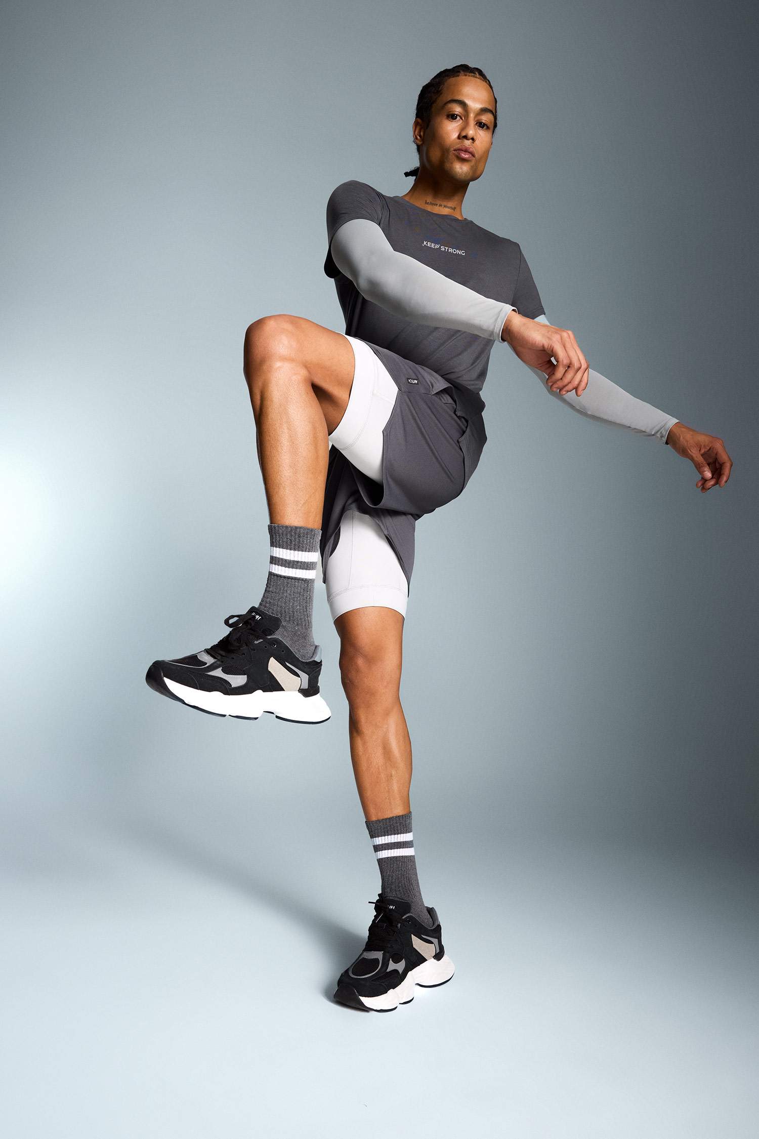 DeFactoFit Slim Fit Tight Cut Sports Shorts