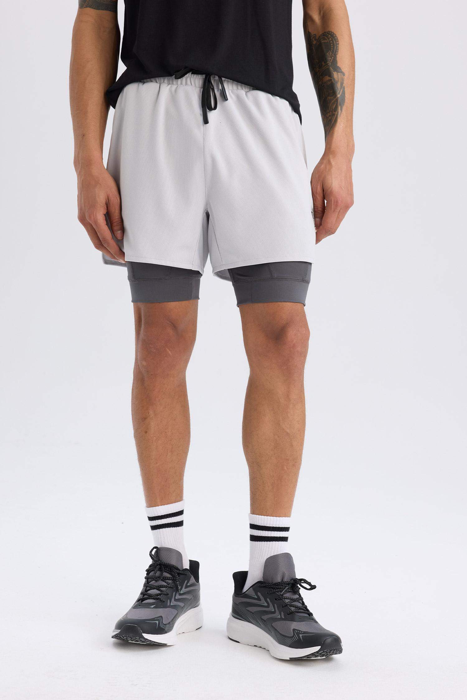 DeFactoFit Slim Fit Tight Cut Sports Shorts