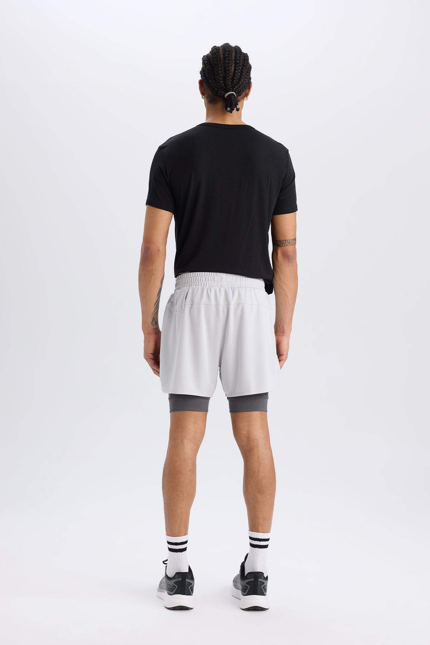 DeFactoFit Slim Fit Tight Cut Sports Shorts