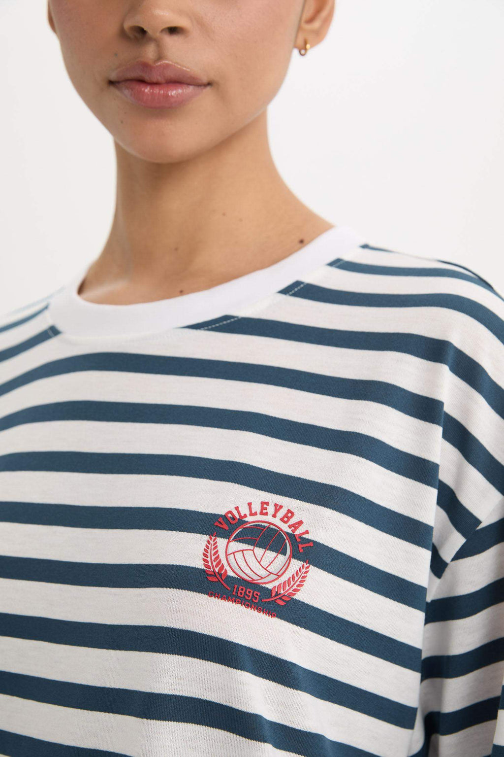 DeFactoFit Oversize Fit Slogan Printed Sports T-Shirt