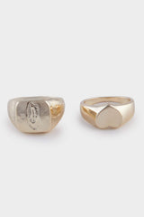 Women's 2 Pcs Gold Ring