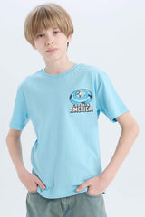 Boys Marvel Avengers Crew Neck Short Sleeve T-Shirt