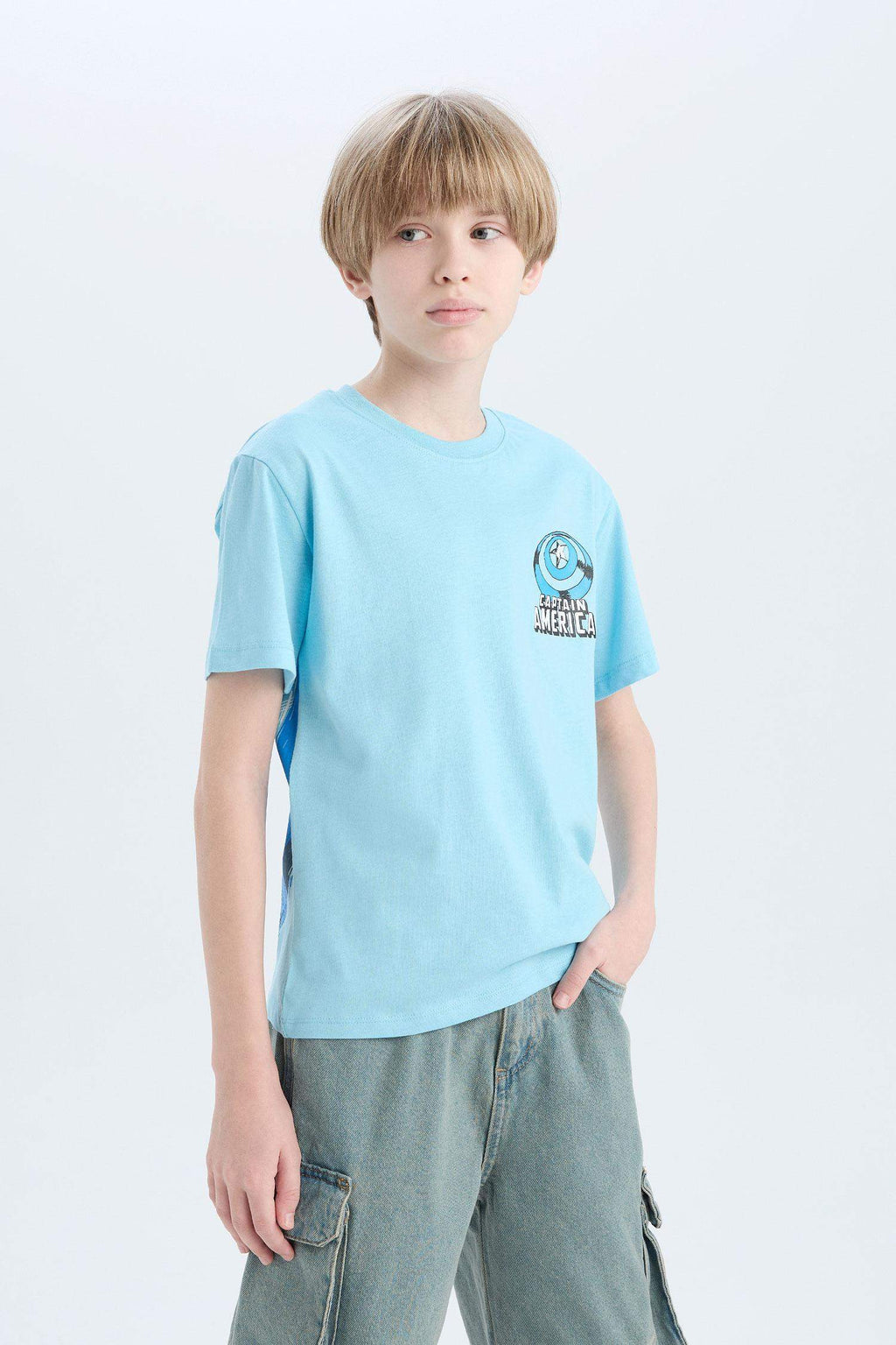 Boys Marvel Avengers Crew Neck Short Sleeve T-Shirt