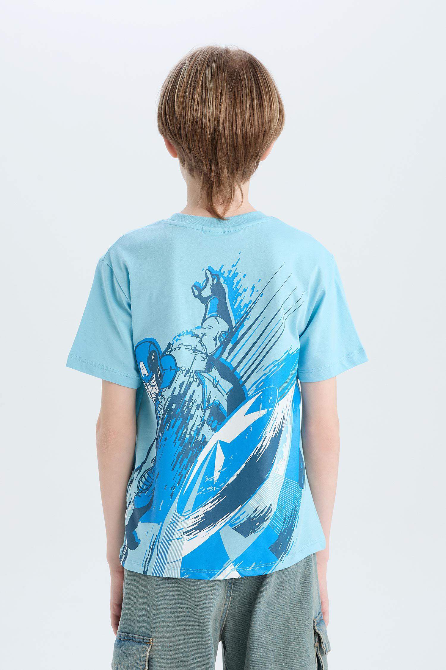 Boys Marvel Avengers Crew Neck Short Sleeve T-Shirt