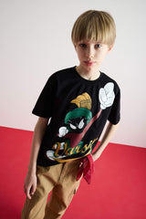 Boys Looney Tunes Crew Neck Short Sleeve T-Shirt