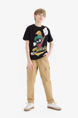 Boys Looney Tunes Crew Neck Short Sleeve T-Shirt