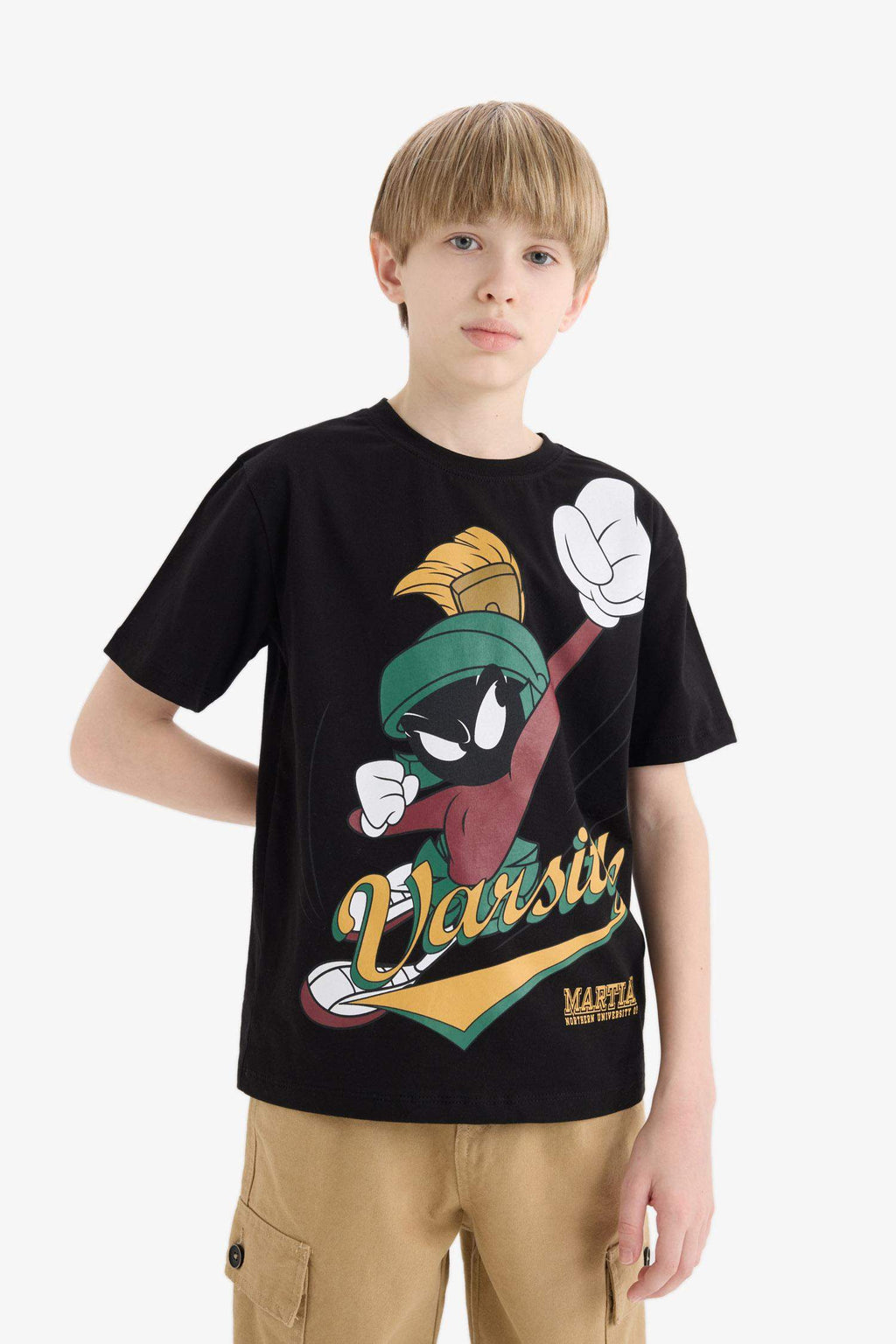 Boys Looney Tunes Crew Neck Short Sleeve T-Shirt