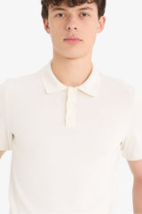 Standard Fit Short Sleeve Knitwear Polo T-Shirt