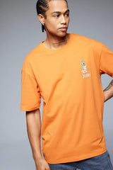 100% Cotton Tom & Jerry Boxy Fit Crew Neck Back Printed Short Sleeve T-Shirt