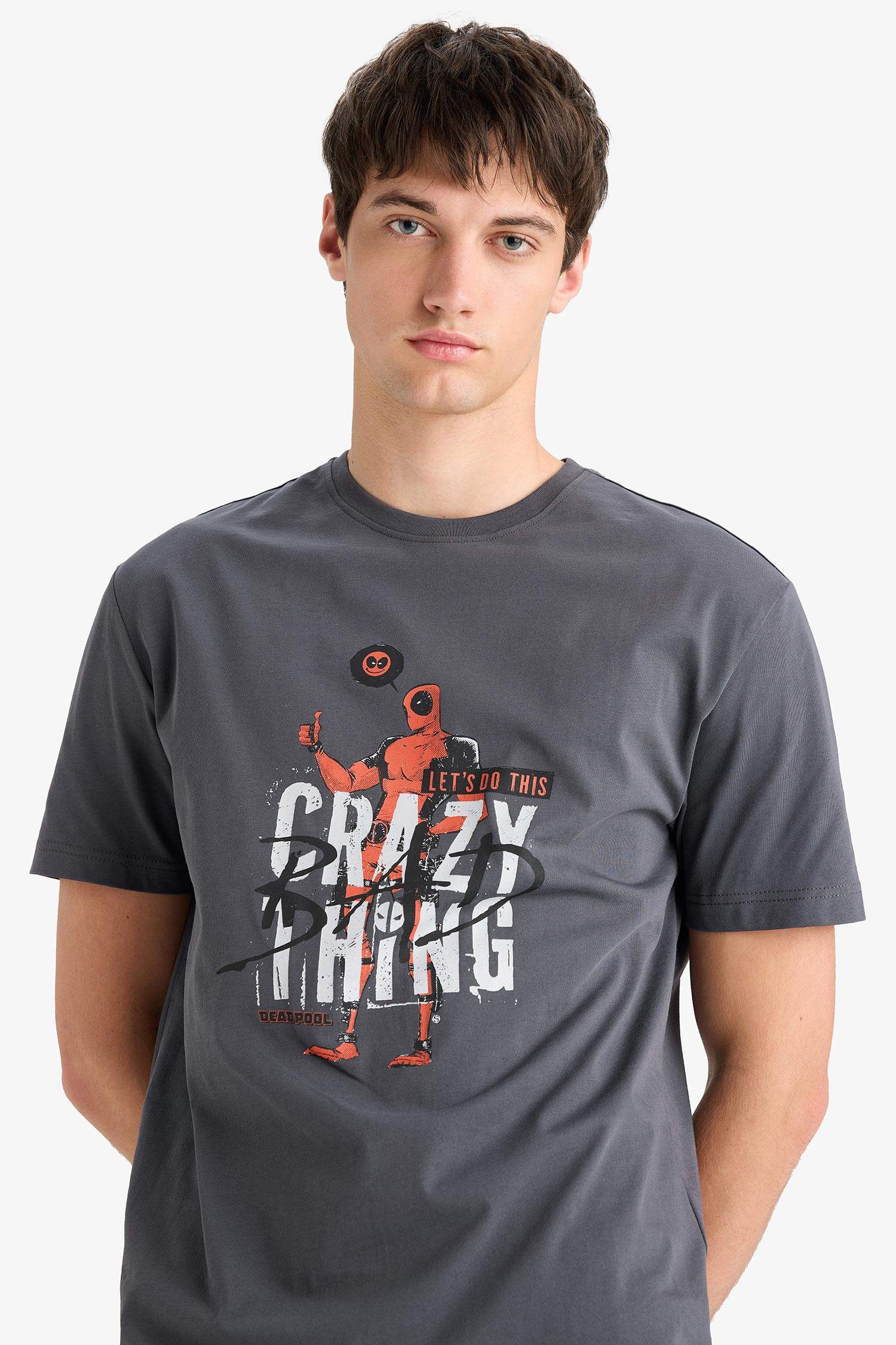 Regular Fit Crew Neck Printed T-Shirt