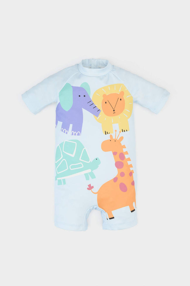 Regular Fit Animal Swimsuit Hover Image