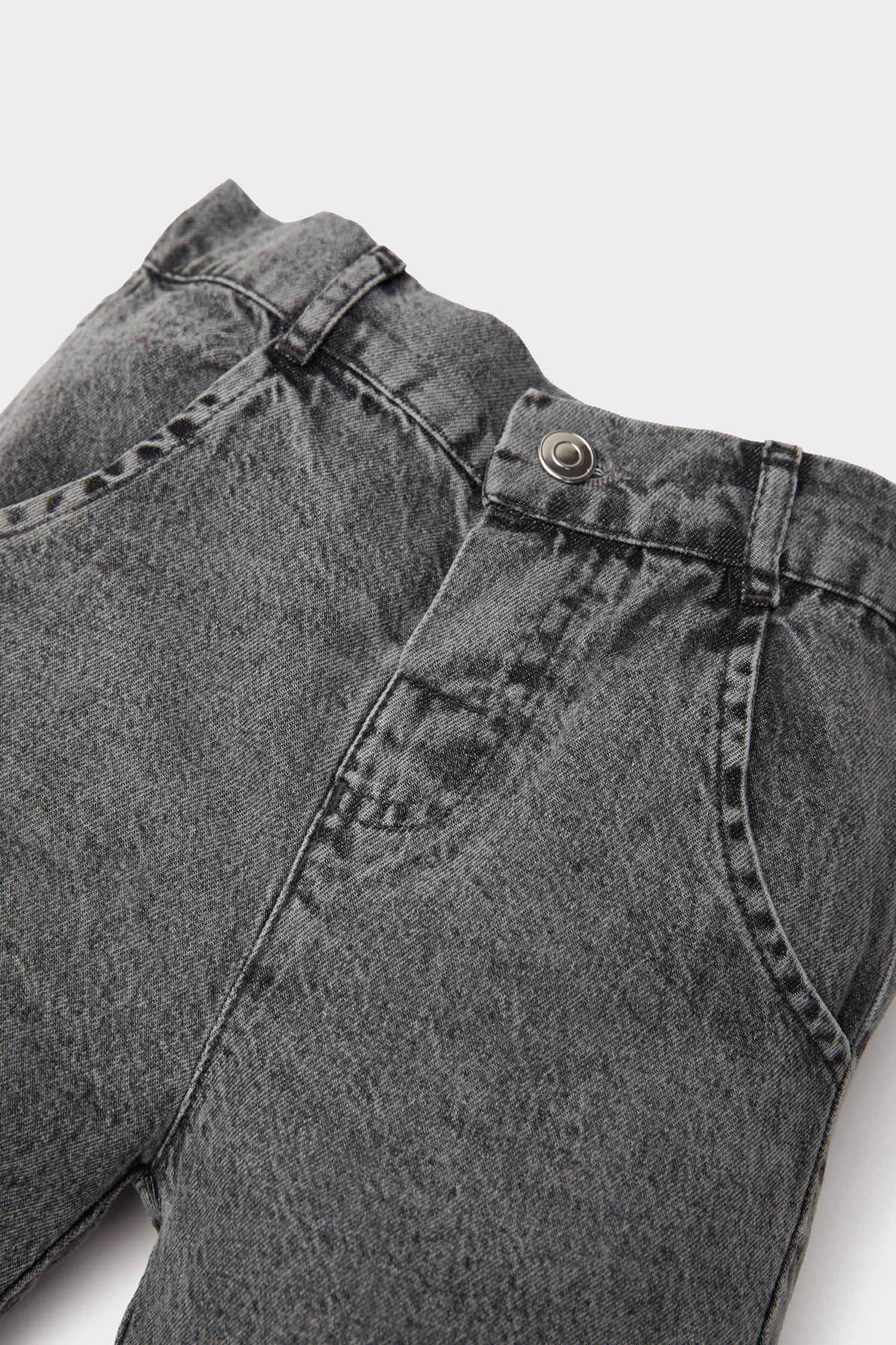 Baby Boy Basic Flexible Waist Jean Shorts