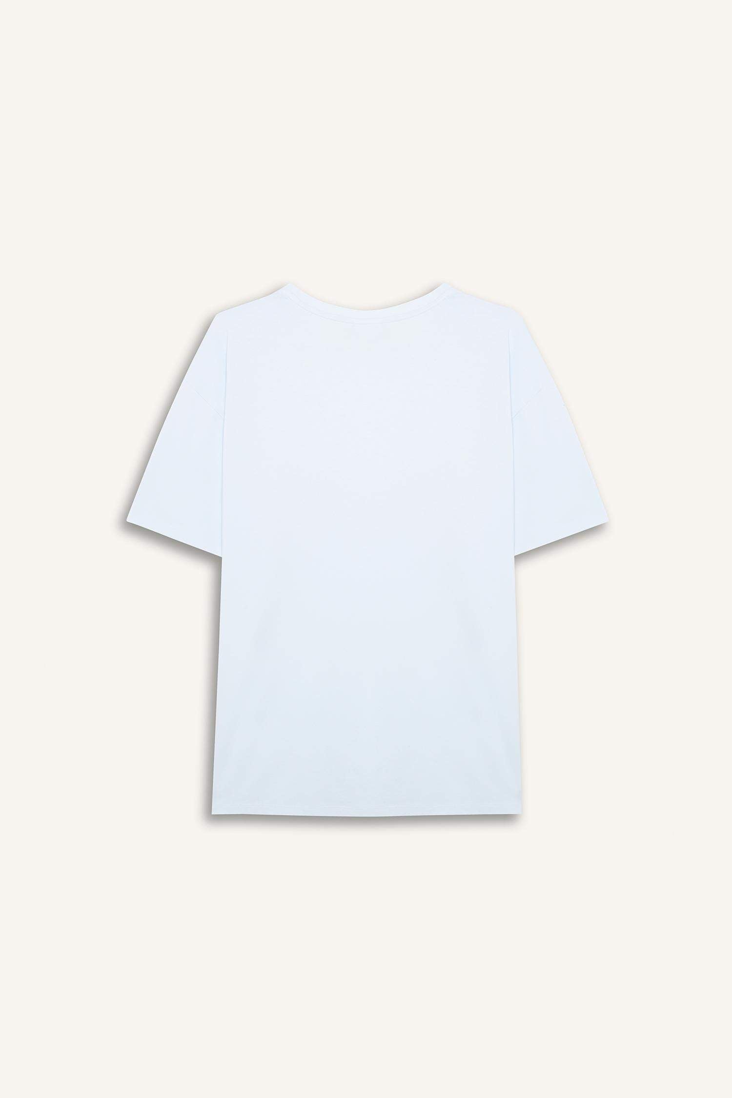 DeFactoFit Comfort Fit Crew Neck Basic Plain Sports Short Sleeve T-Shirt