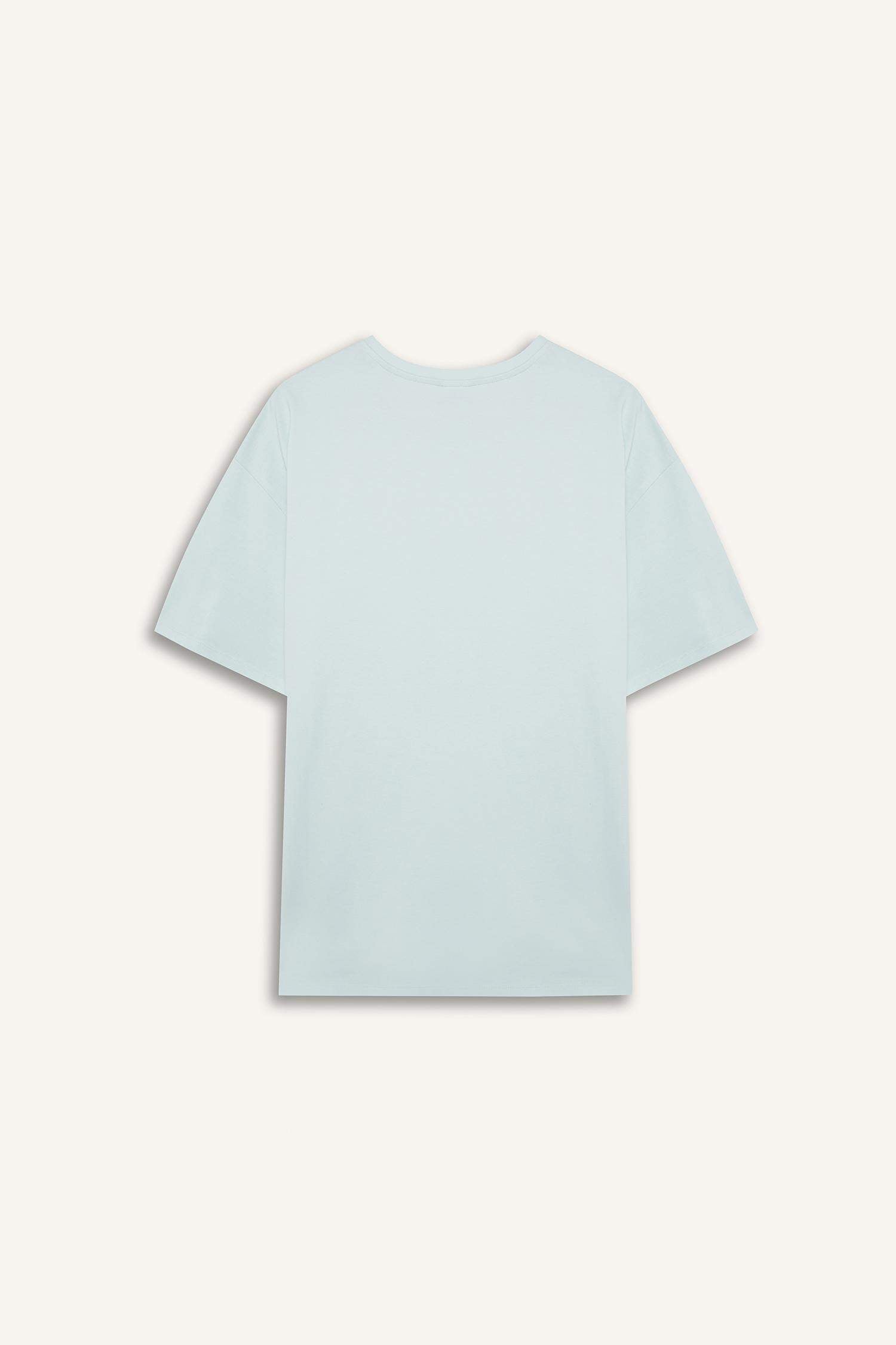 DeFactoFit Comfort Fit Crew Neck Basic Plain Sports Short Sleeve T-Shirt