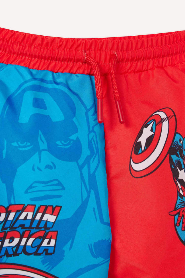 Baby Boy Marvel Comics Micro Swim Shorts Main Image