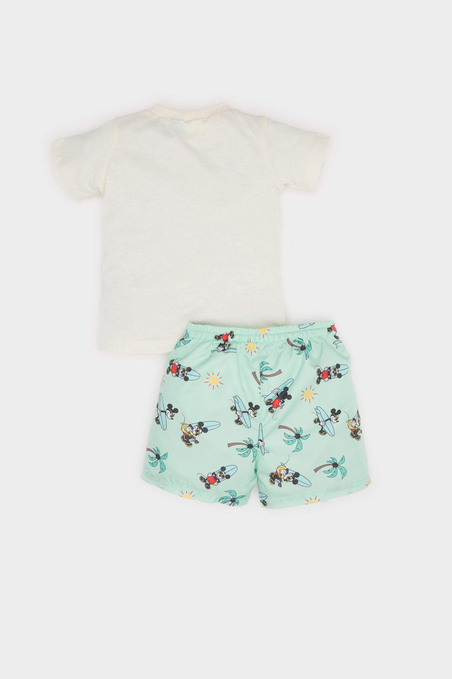 Baby Boy Disney Mickey & Minnie T-Shirt Shorts 2 Piece Set