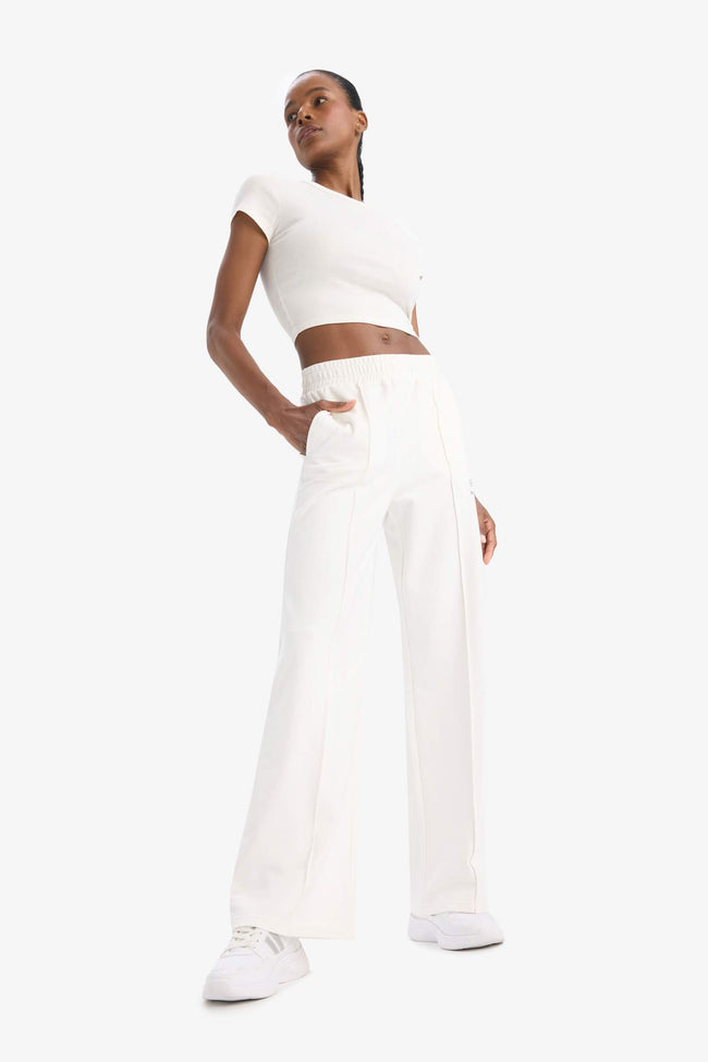 DeFactoFit Wide Leg Double Pocket Standard Length Sports Trousers Hover Image