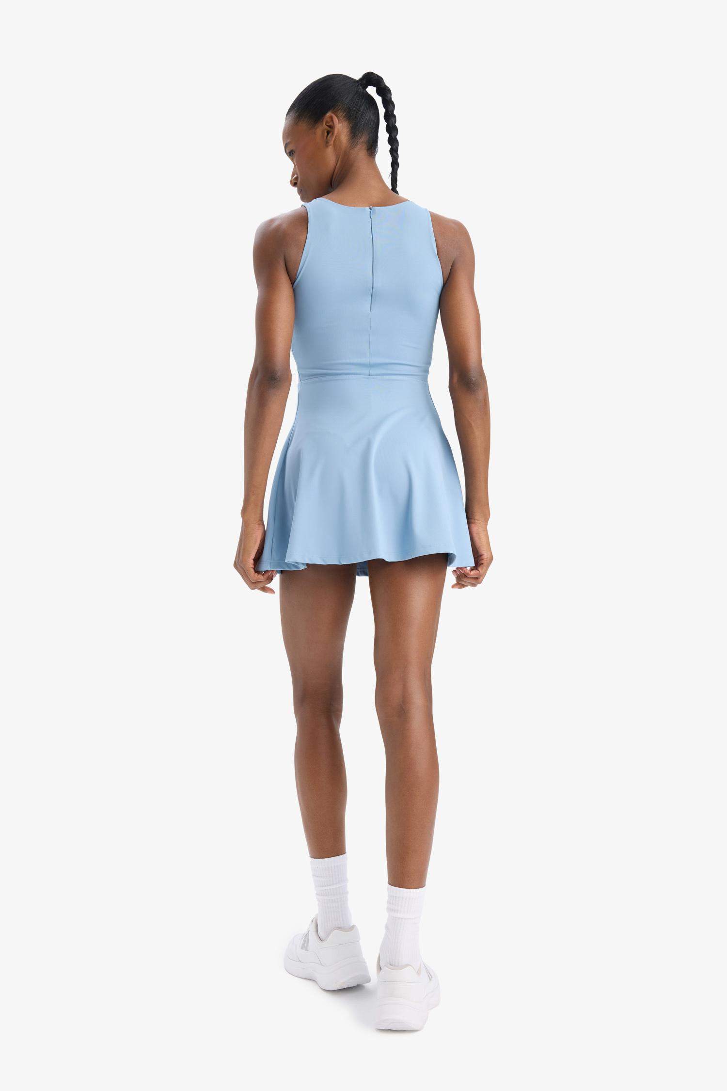 DeFactoFit Standard Fit With Leggings Tennis Dress