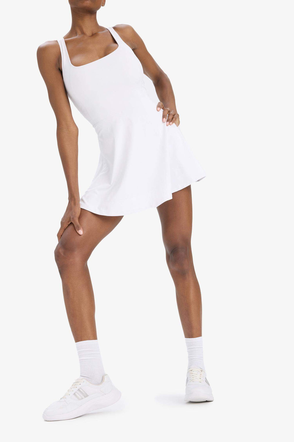 DeFactoFit Standard Fit With Leggings Tennis Dress