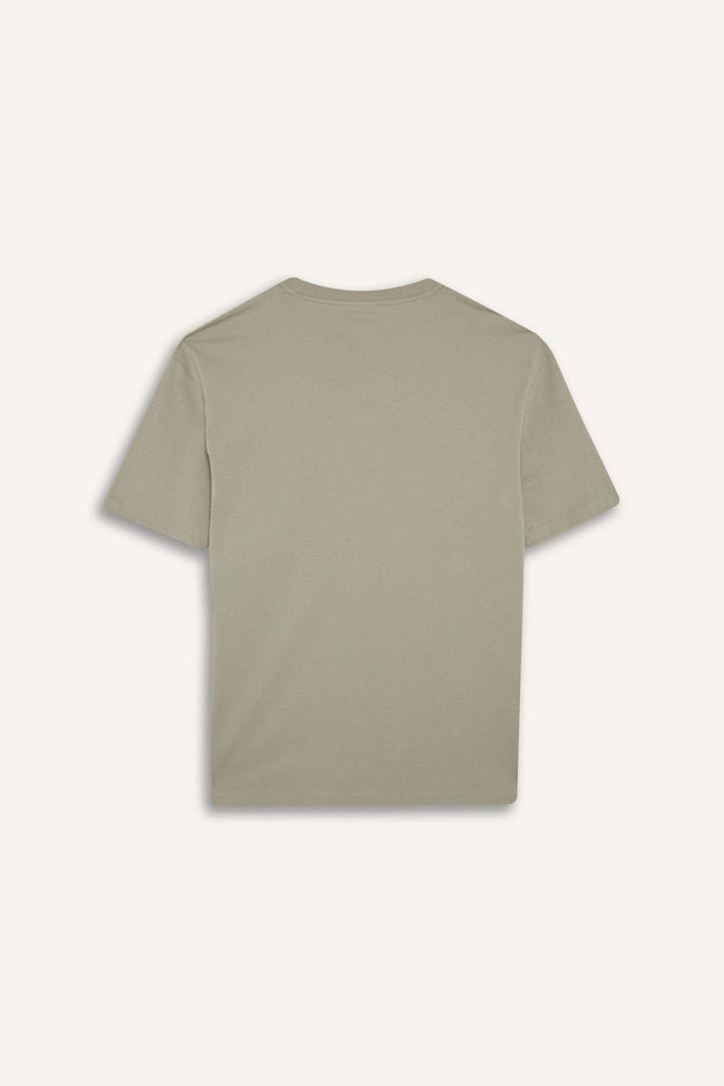 100% Cotton Regular Fit Crew Neck Printed Short Sleeve T-Shirt Main Image