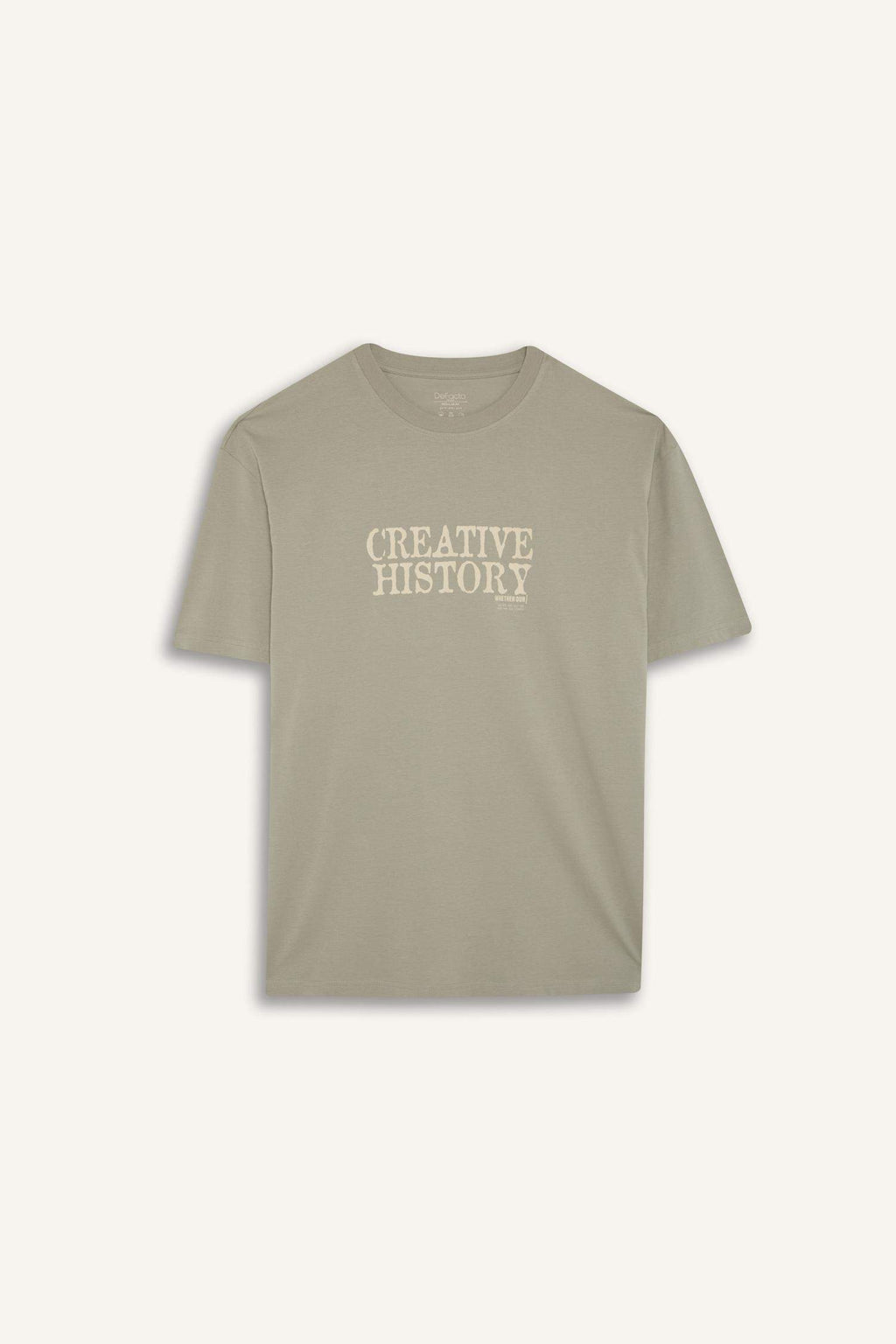 100% Cotton Regular Fit Crew Neck Printed Short Sleeve T-Shirt