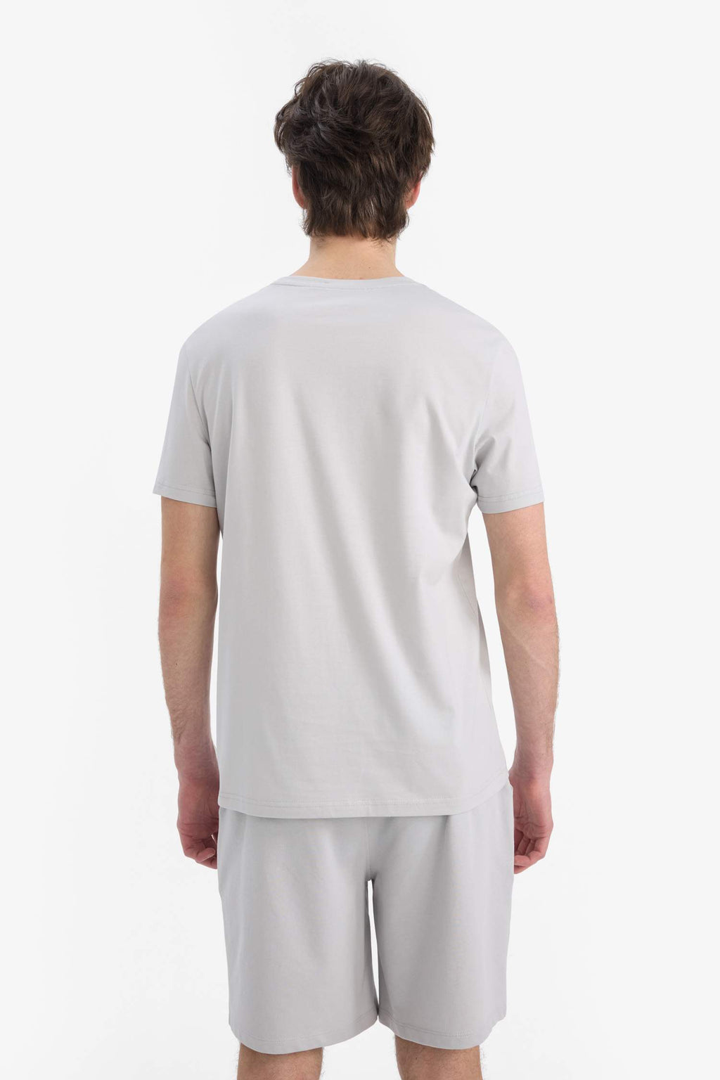 Cotton Slim Fit Crew Neck Printed Short Sleeve T-Shirt