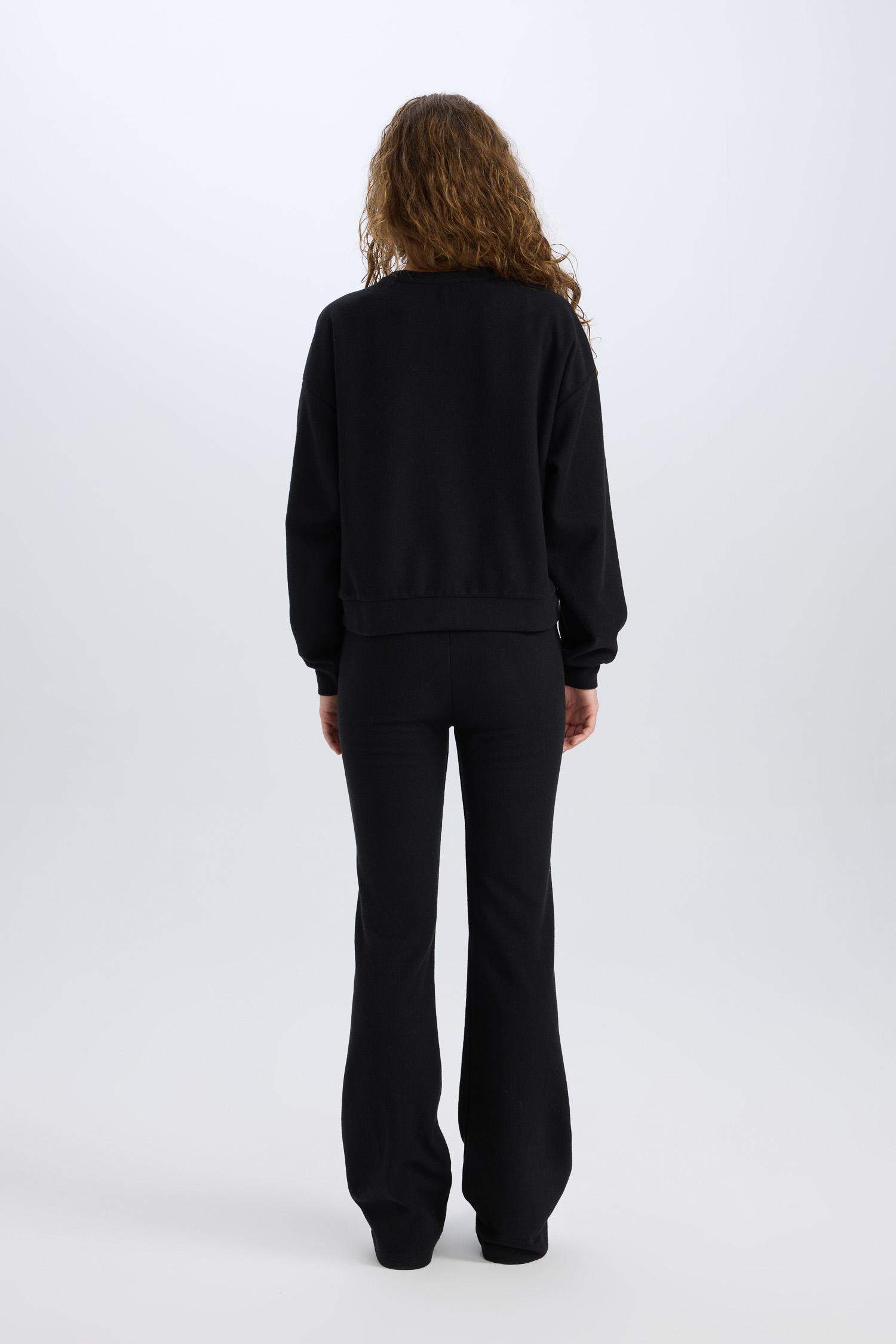 2pcs Set Basic Flat Bike Collar Top Flexible Long Bottom