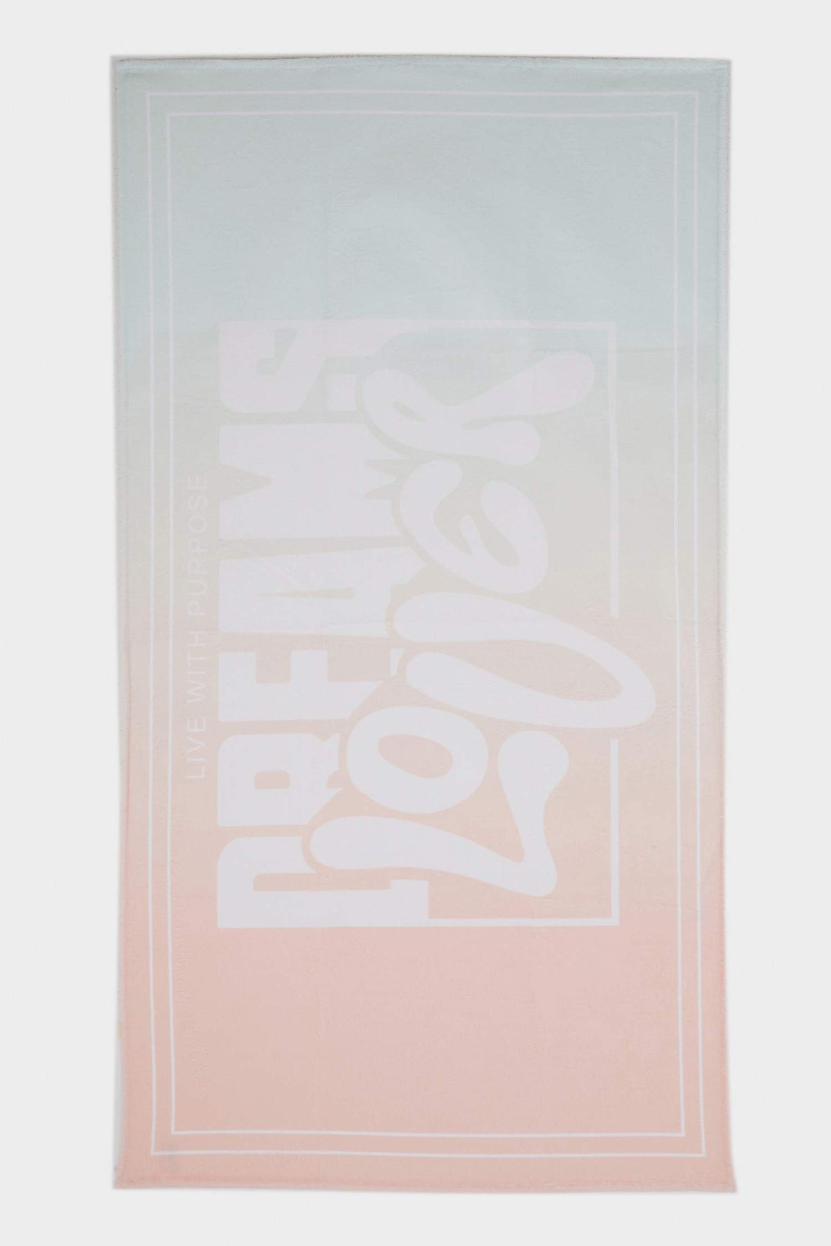 Girl Patterned Beach Towel