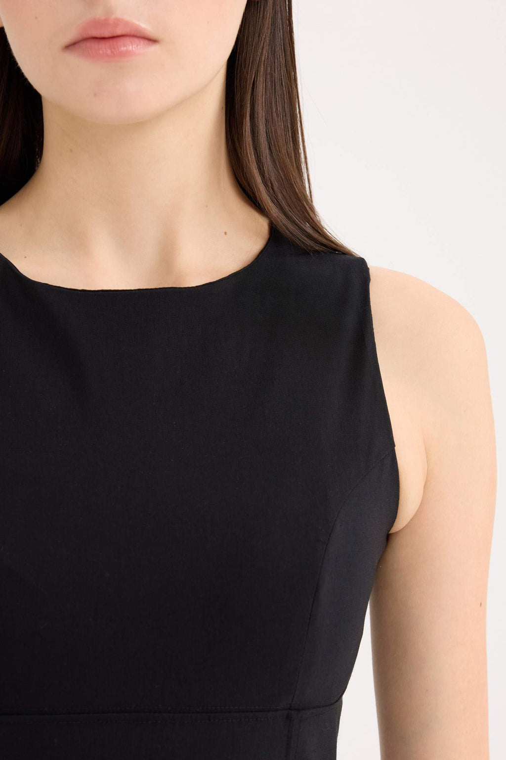 Bodycon Crew Neck Mini Dress