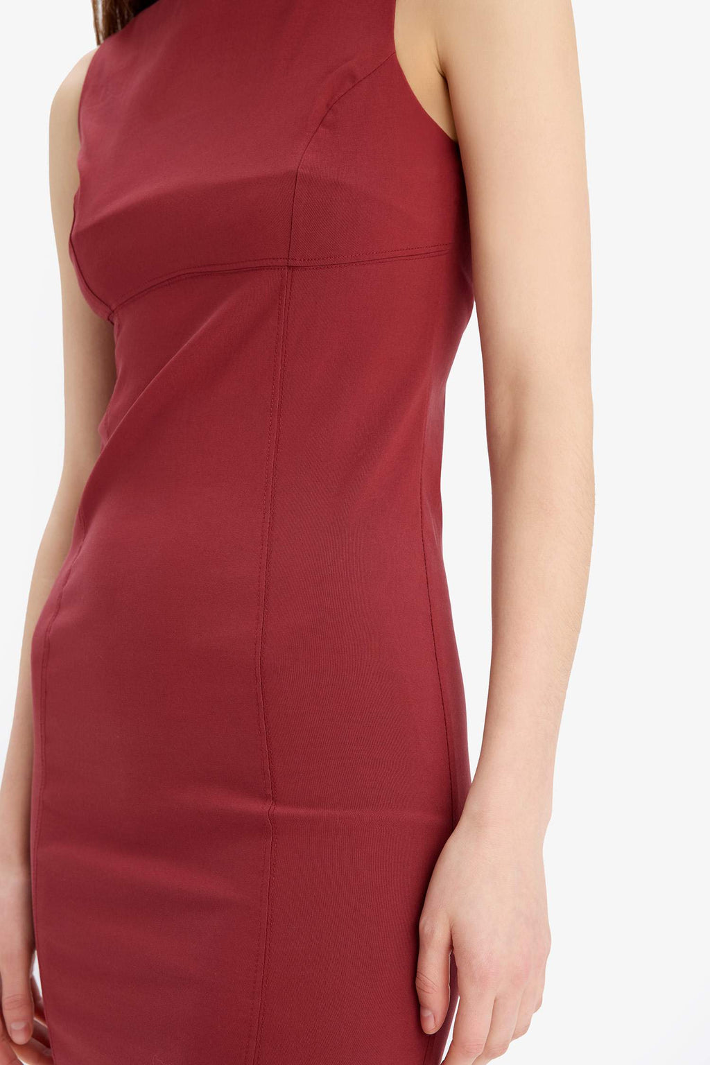 Bodycon Crew Neck Mini Dress