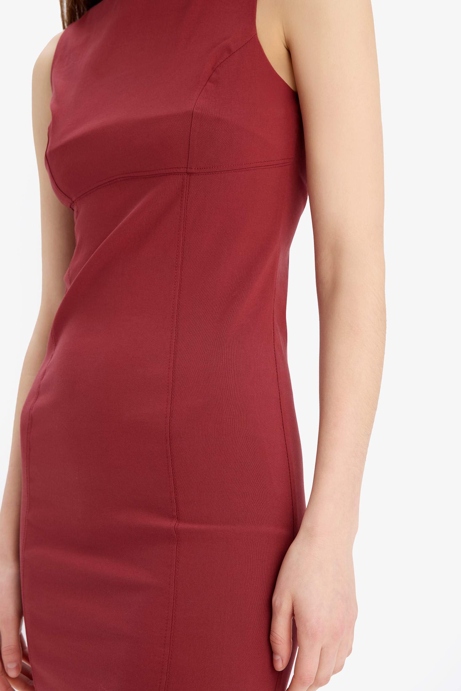 Bodycon Crew Neck Mini Dress