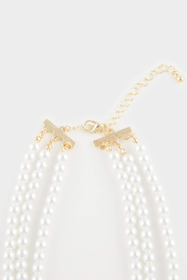 Women's Pearl Detail Necklace Main Image