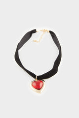 Women Heart Detailed Necklace