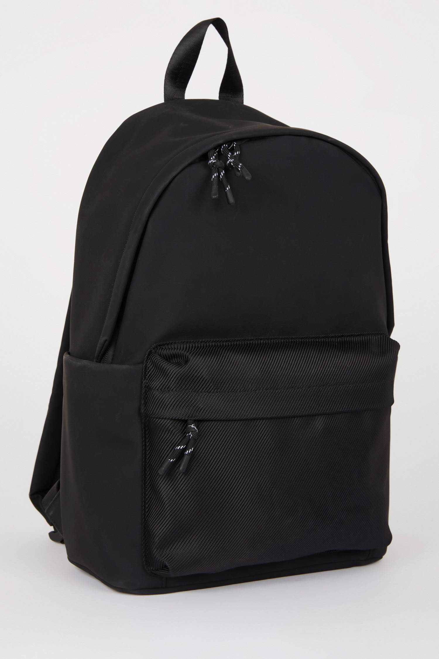 Men Faux Leather Backpack