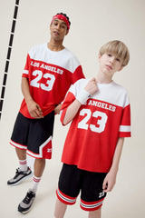 DeFactoFit Quick Drying Oversize Wide Mold Crew Neck Printed Sports Short Sleeve T-Shirt