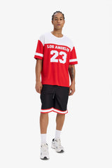 DeFactoFit Quick Drying Oversize Wide Mold Crew Neck Printed Sports Short Sleeve T-Shirt