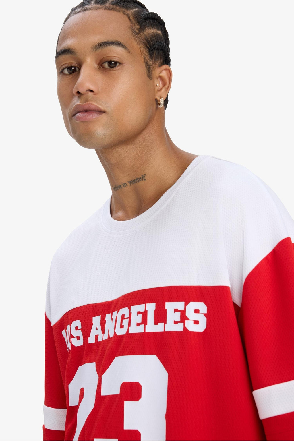 DeFactoFit Quick Drying Oversize Wide Mold Crew Neck Printed Sports Short Sleeve T-Shirt