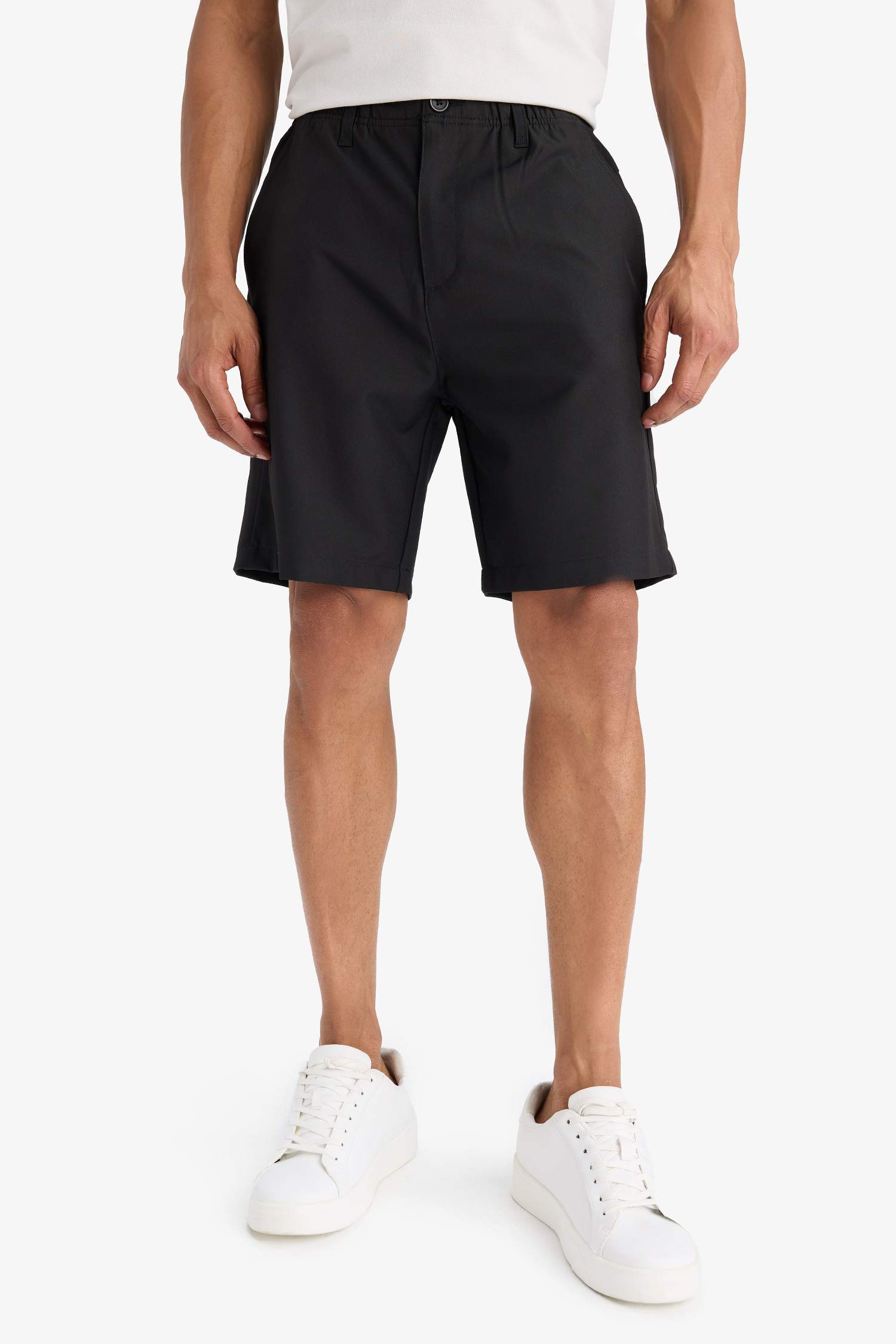 DeFactoFit Standard Fit Sports Short Leg Woven Shorts