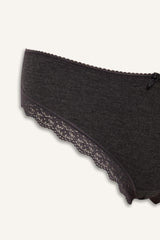 Lace Detailed 3 Strap Slip Panties-Fall in Love