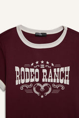 Coool Regular Fit Cycling Collar Printed Ribana Short Sleeve T-shirt