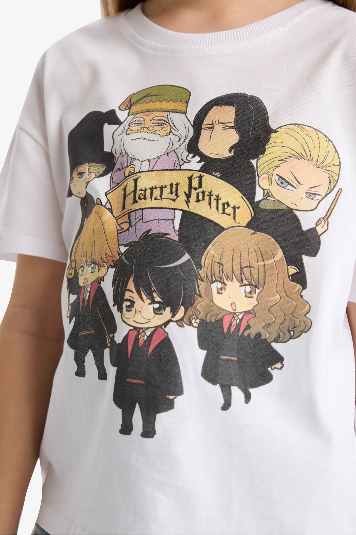 Girls Harry Potter Relax Fit Crew Neck Short Sleeve T-Shirt