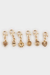 Female Gold Detailed Interchangeable Flying Charm Pendant