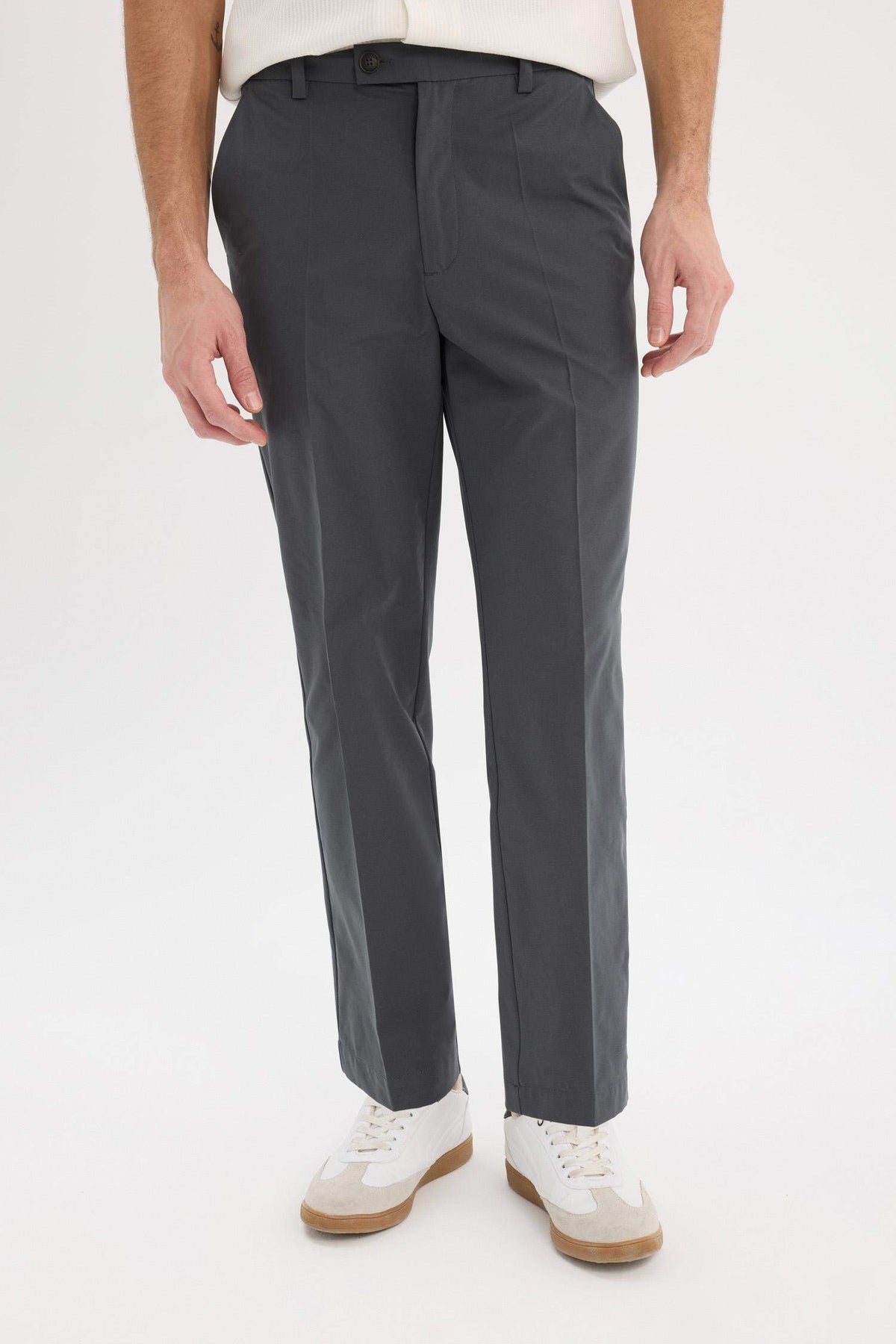 Straight Leg Pocketed Jogger Pants