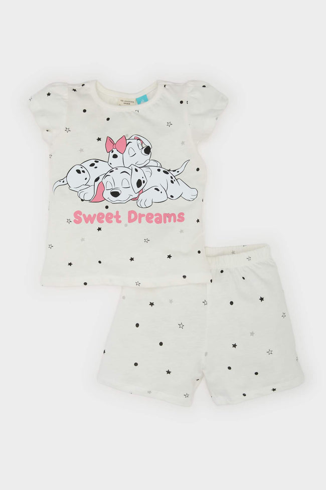 Baby Girl 101 Dalmatians Cotton 2 Piece Pajama Set Hover Image