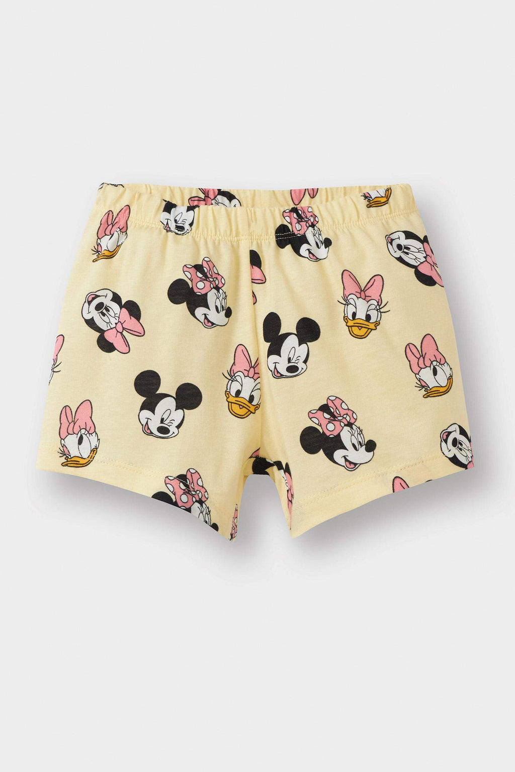 Disney Mickey & Minnie Baby Girl Pajama Set Short Sleeve Cotton Elastic Waist Shorts
