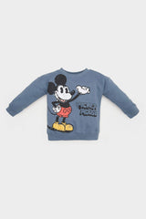 Baby Boy Disney Mickey & Minnie Crew Neck Sweatshirt